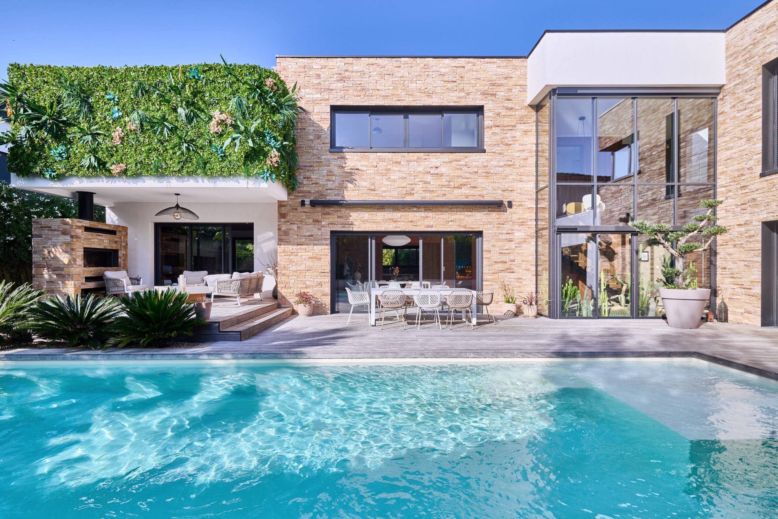 villa ultra moderne avec piscine à Bordeaux